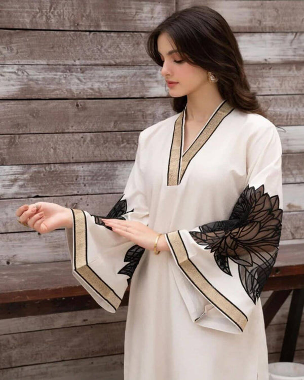 Almond Embroidery Co-ord Set